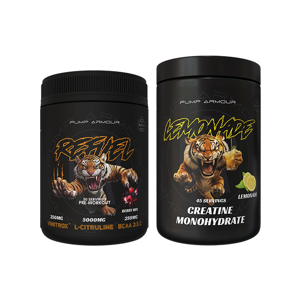Pump Armour PWO og Kreatin Bundle komplett treningspakke