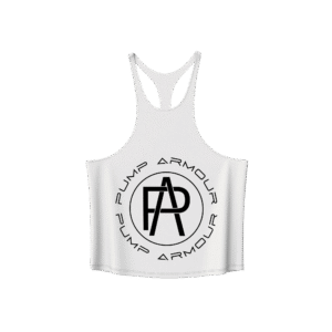 Pump Armour Training Stringer Singlet i hvit